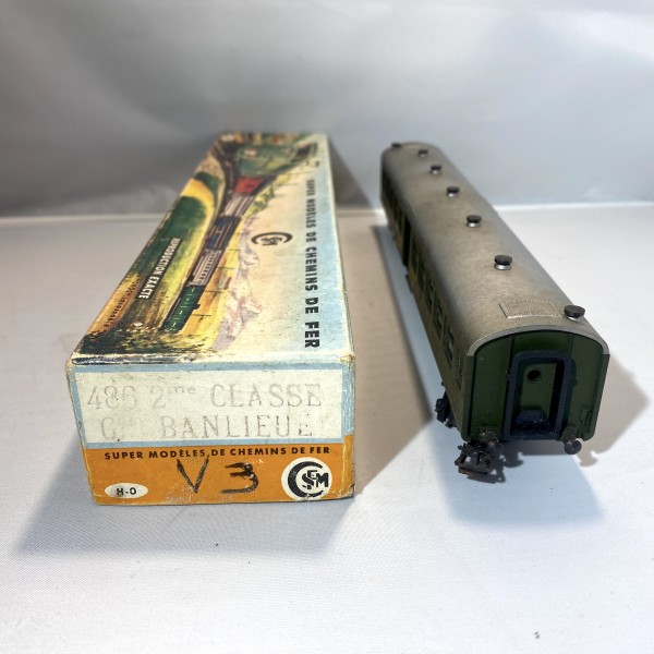 Voiture Grande banlieue 2eme classe SMCF 486