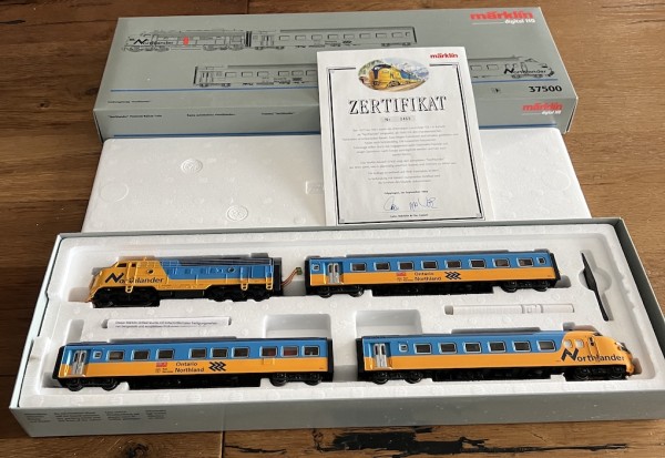 Train automotrice Northlander Sound Digital dans son emballage d'origine  Märklin H0 37500 