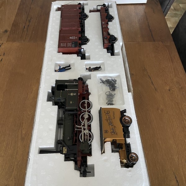 TRAIN MARCHANDISES PRUSSIEN KPEV EP. II LOCOMOTIVE MARKLIN T3 ÉCHELLE 1