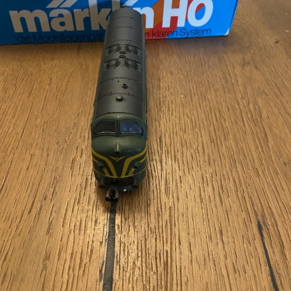 MÄRKLIN 3066 série 204 008 Nohab SNCB vert/jaune Boîte d'origine