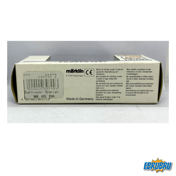 Wagon porte-conteneurs Europe 1993 - Espagne - MARKLIN 84575