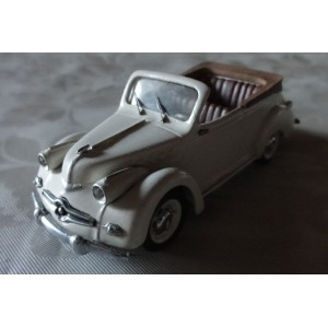 MINIATURE PANHARD CABRIOLET DYNA 86 BLANCHE 1953 PAR CJM 1/43