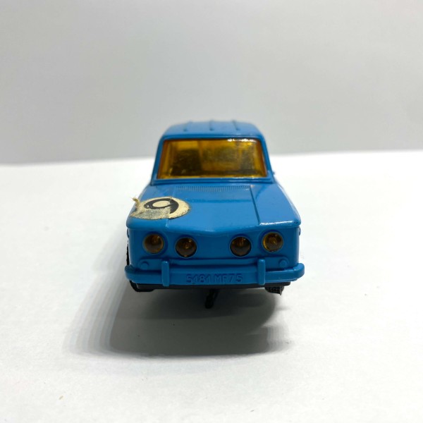 Renault 8 Gordini Bleu Vitre jaune  JOUEF 3540 