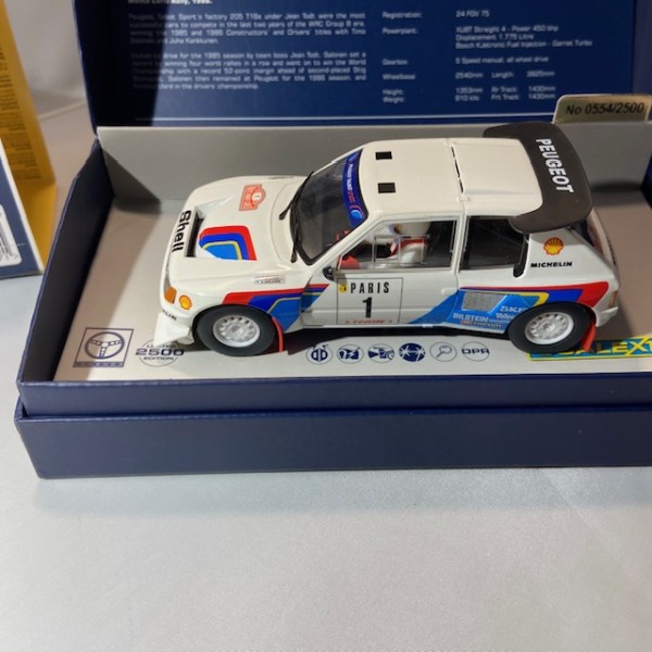 PEUGEOT 205 T16 TIMO SALONEN SCALEXTRIC C3591A