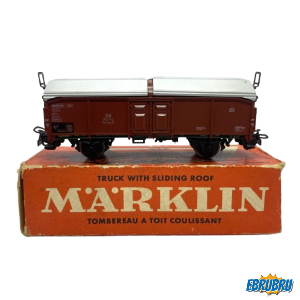 Wagon tombereau à toit coulissant MARKLIN 4619