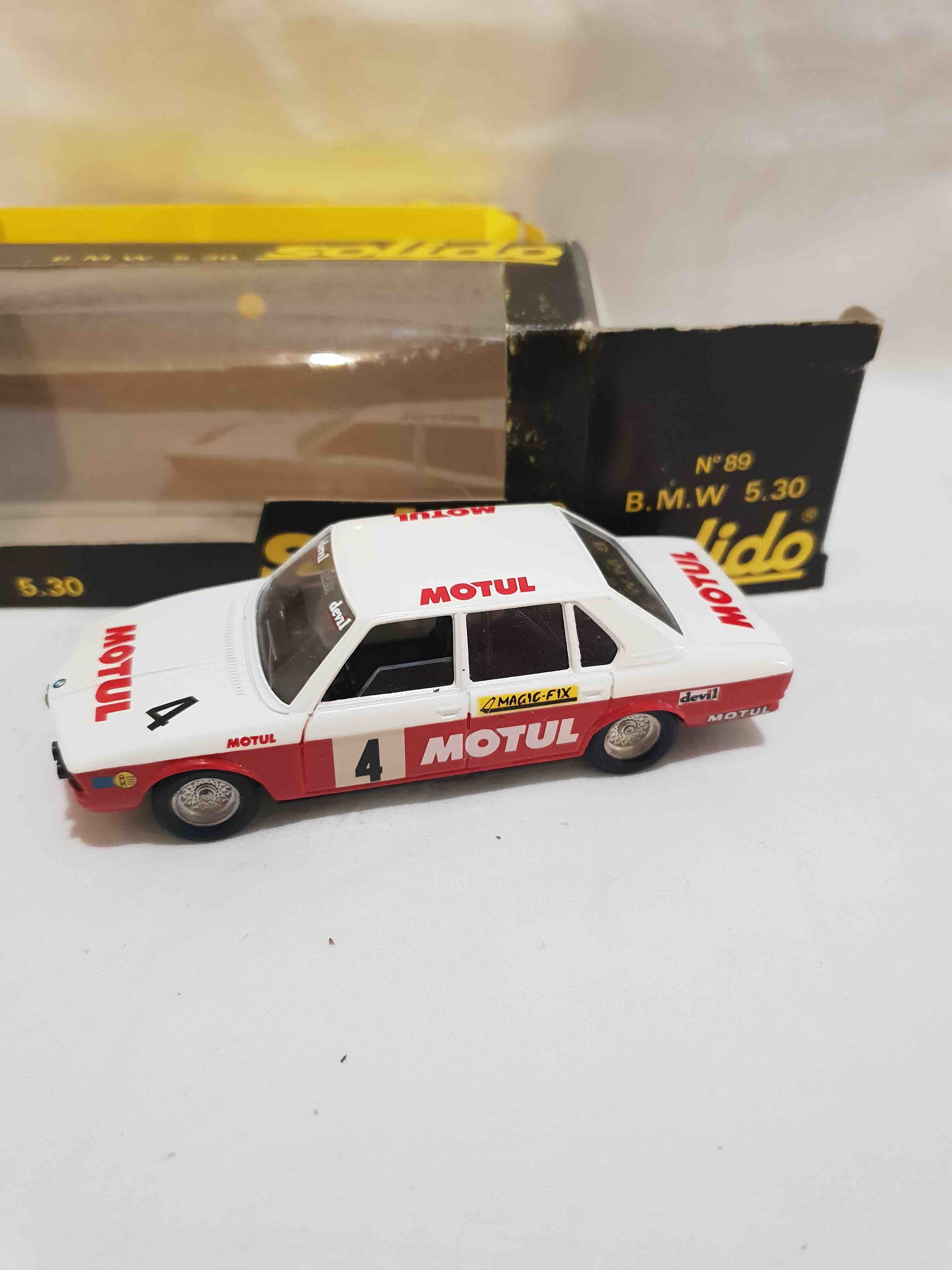 RARE SOLIDO BMW 530 REF 89 MOTUL