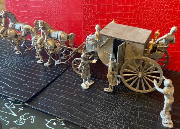 La berline Impériale Napoléon  Etains du Prince Empire rare 