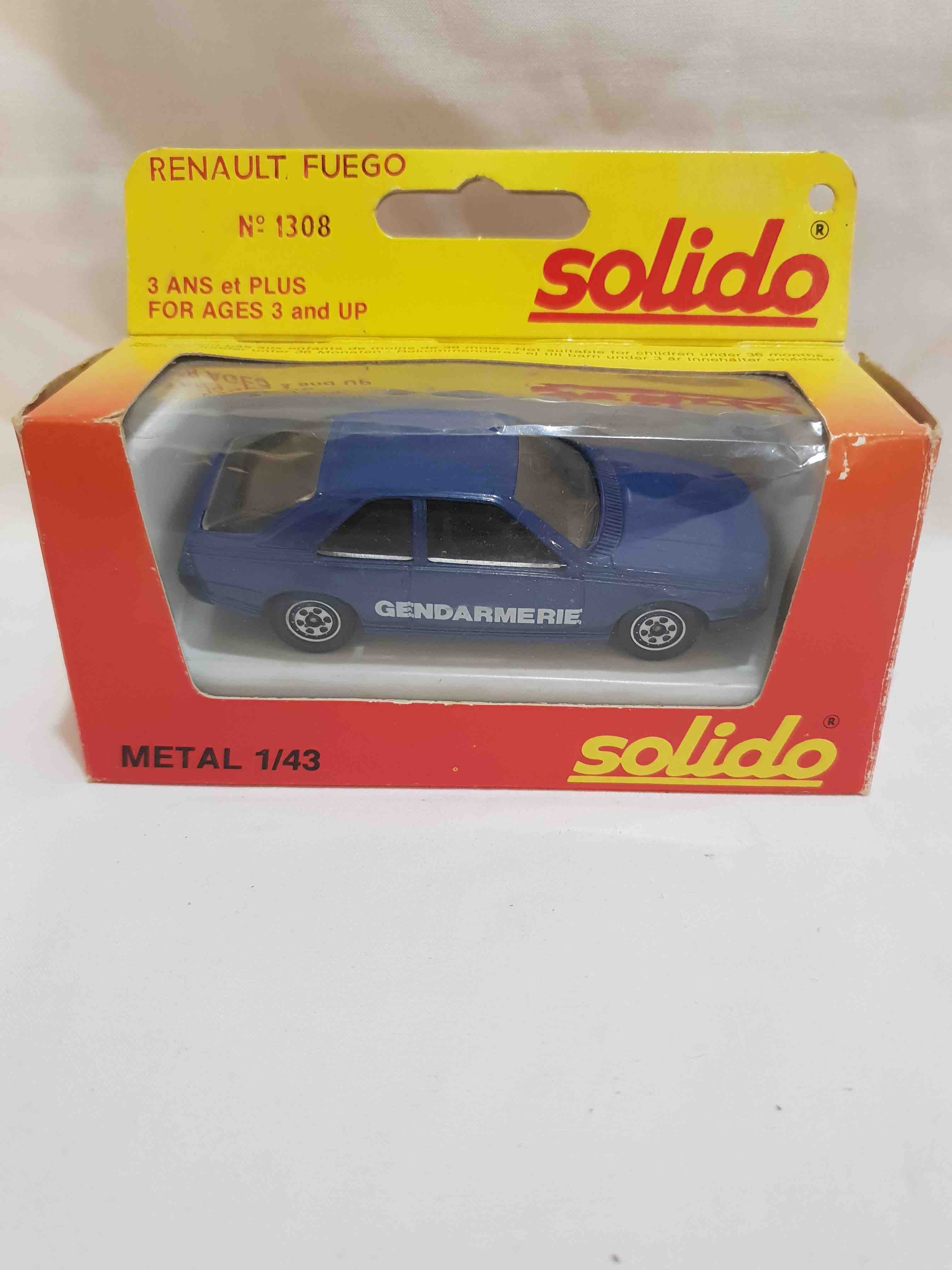 RENAULT FUEGO 1308 GENDARMERIE SOLIDO