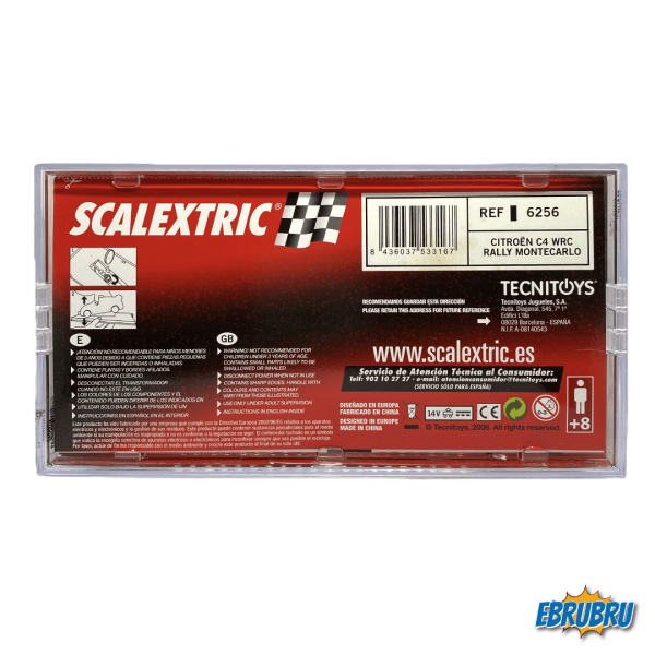 Citroen C4 WRC Rally Montecarlo SCALEXTRIC 6437 