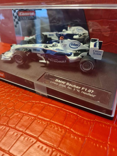 EVOLUTION BMW SAUBER F1 07 LIVERY 2008 NO 3 N HEIDFELD CARRERA REF 27246