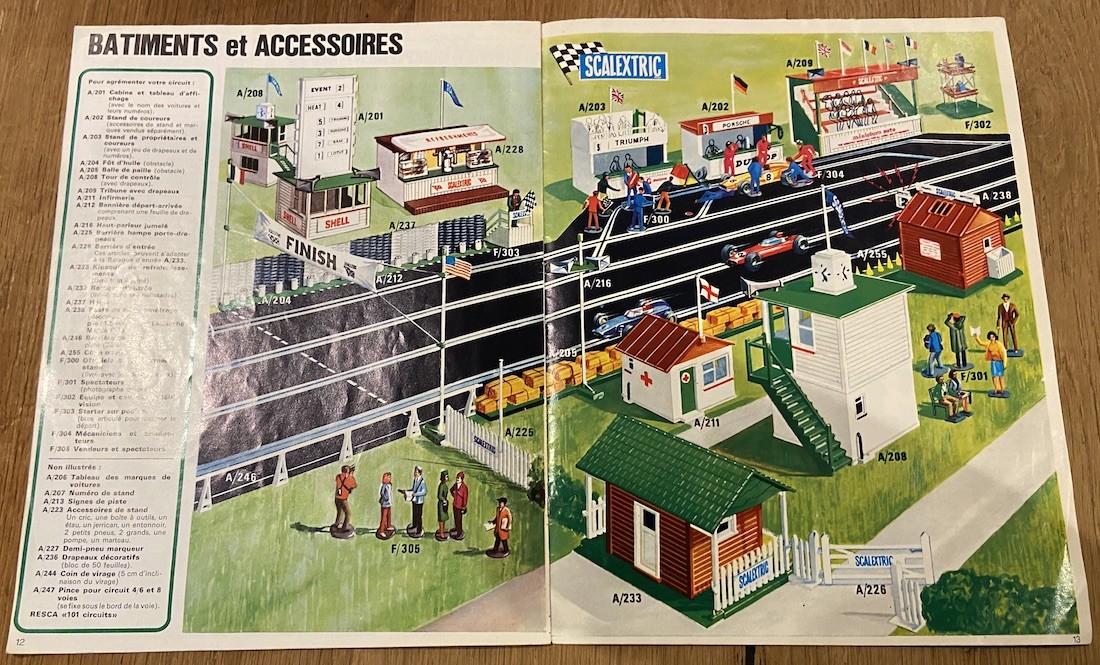Catalogue Scalextric édition 11  de 1969