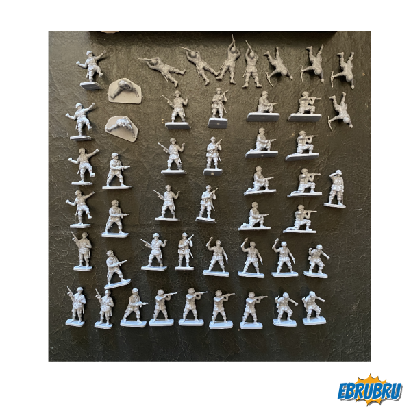 WWII US Paratroops AIRFIX S51