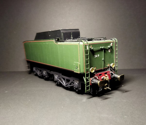 Locomotive 241 P à vapeur SNCF en laiton  echelle O