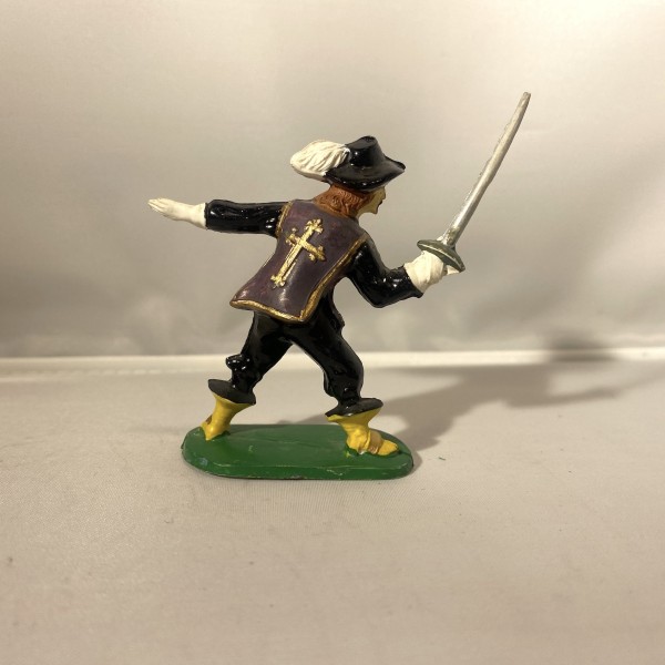 Mousquetaire - Violet foncé - épée en l'air - JIM