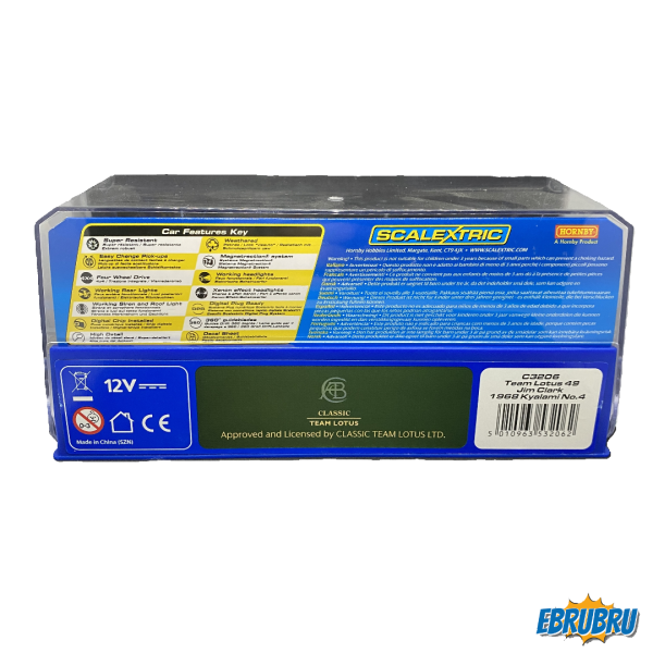 Team Lotus Type 49 SCALEXTRIC C3206