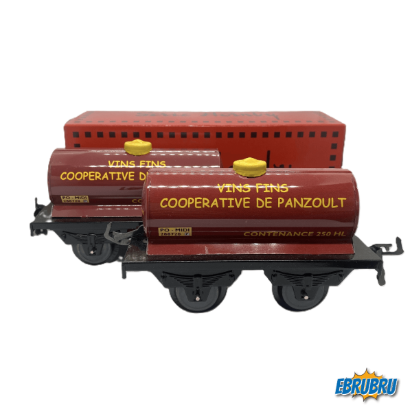 Wagons citernes Vins fins coopérative de Panzoult HORNBY Hachette