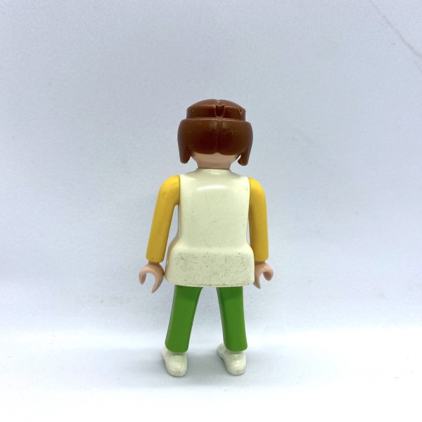 Femme, mère de famille Vêtement jaunes et verts PLAYMOBIL