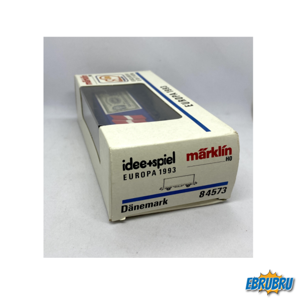 Wagon porte-conteneurs Europe 1993 - Danemark - MARKLIN 84573