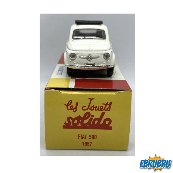 Fiat 500 1957 - blanche - SOLIDO Hachette