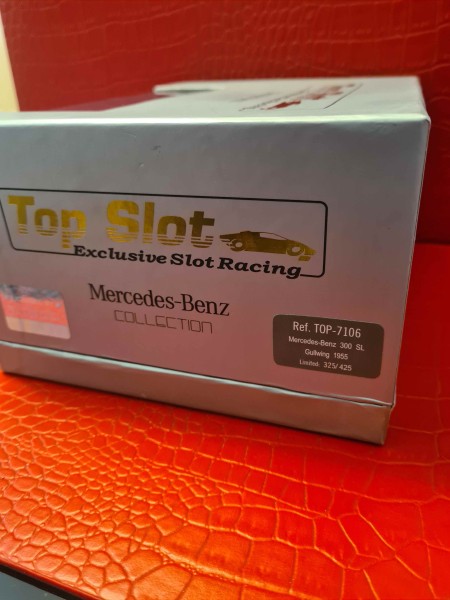 MERCEDES 300 SL GULLWING 1955  TOP SLOT MERCEDES BENZ COLLECTION TOP 7106