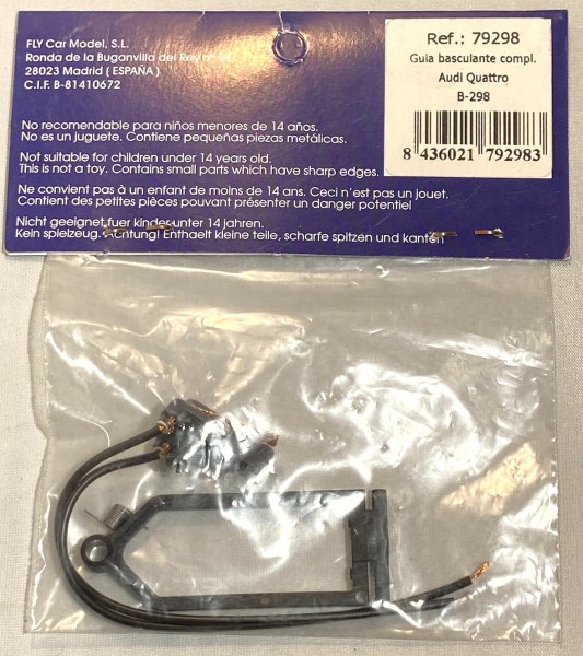 GUIDE BASCULANT COMPLET POUR AUDI QUATTRO B-298 FLY REF 79298