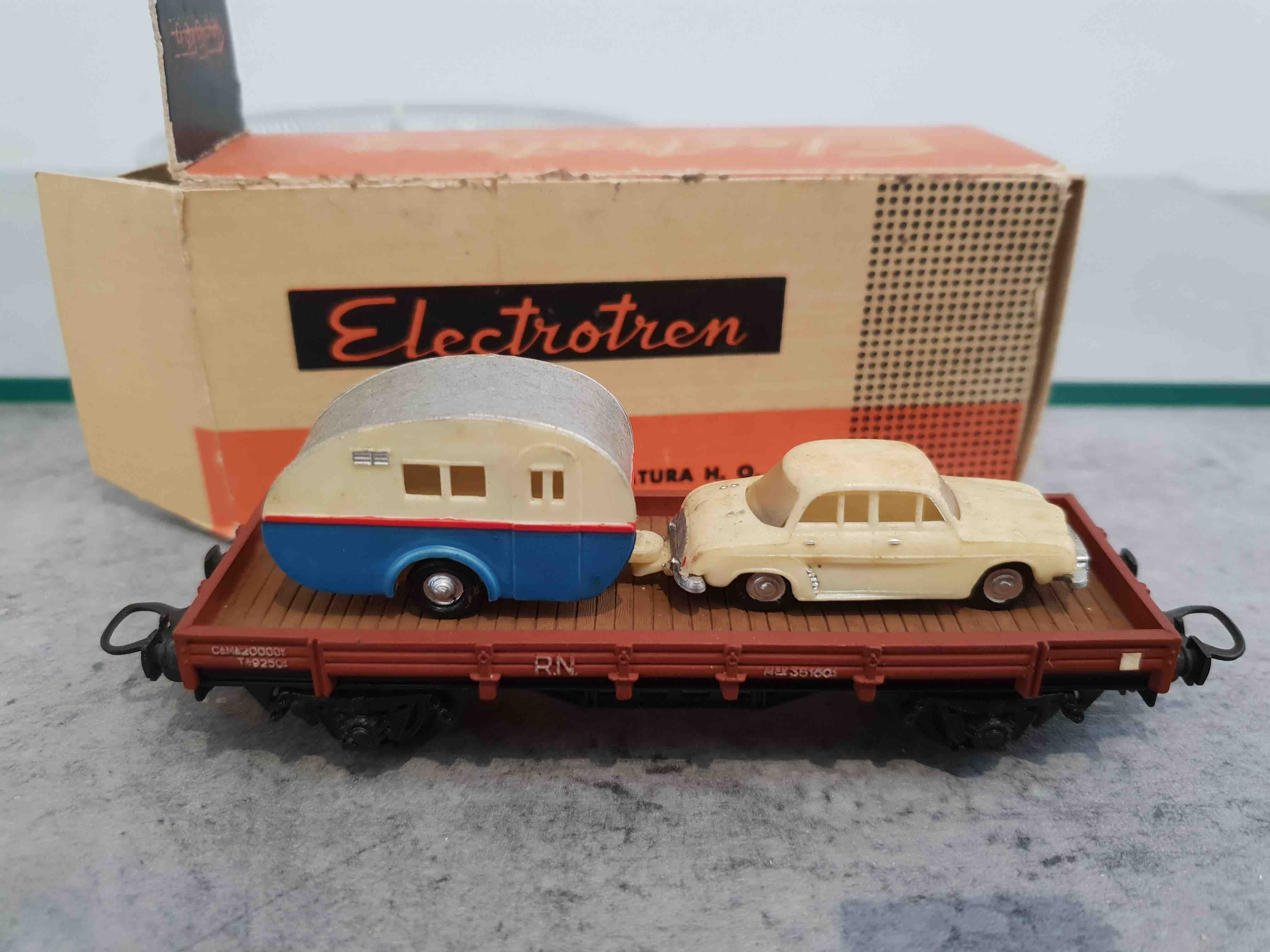 ELECTROTREN  WAGON PLAT AUTO CARAVANE