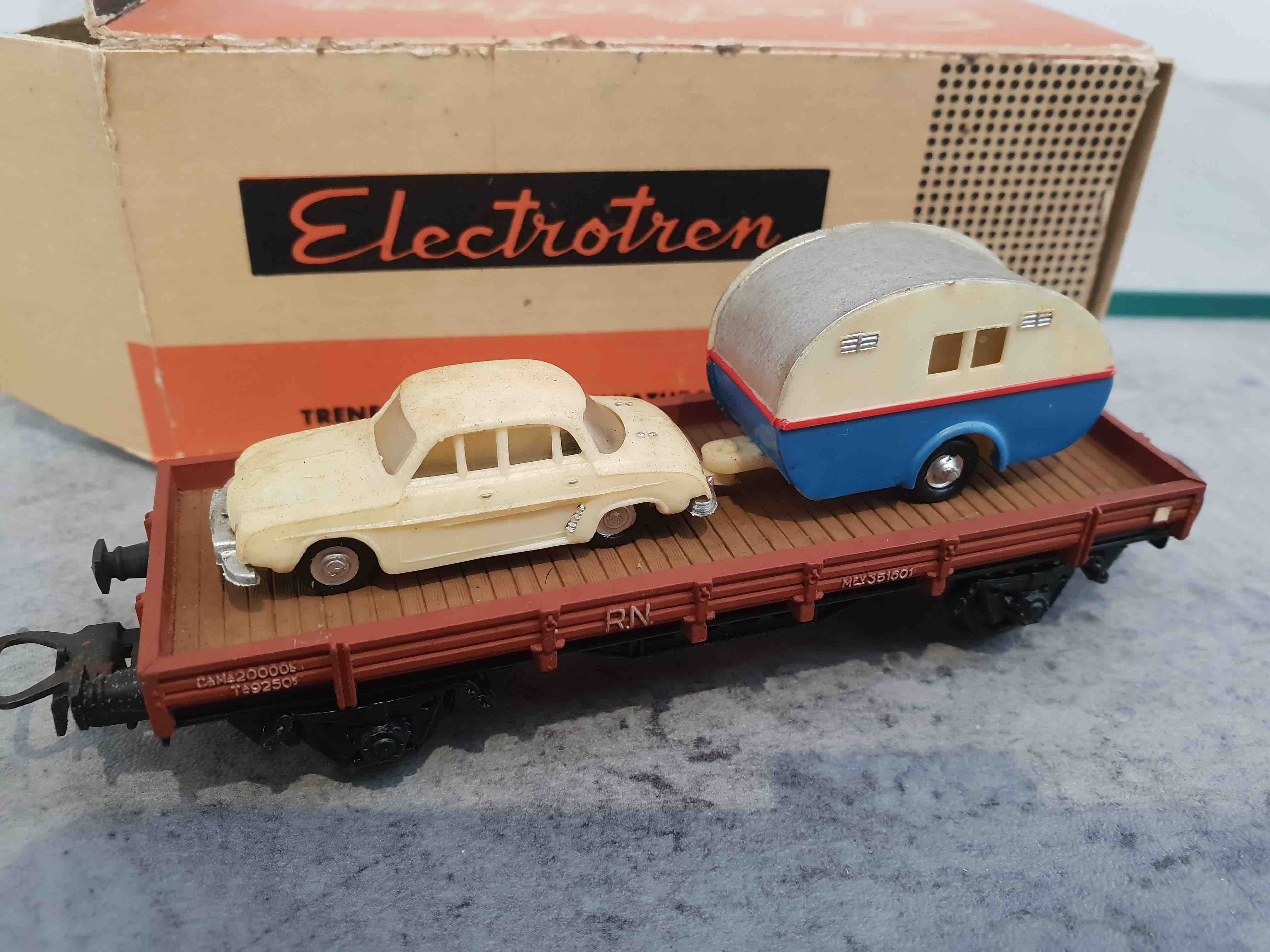 ELECTROTREN  WAGON PLAT AUTO CARAVANE