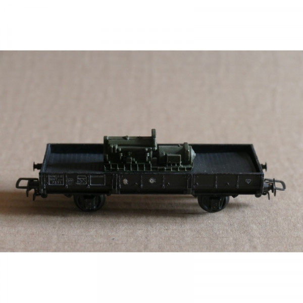 WAGON  PLAT OCEM 1919 DEUX ESSIEUX  MARQUE VB REF 41 MOTEUR SNCF