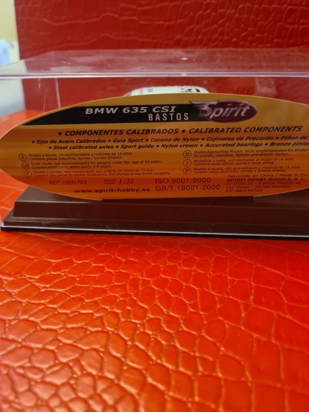 BMW 635 CSI BASTOS SPIRIT REF 0801703