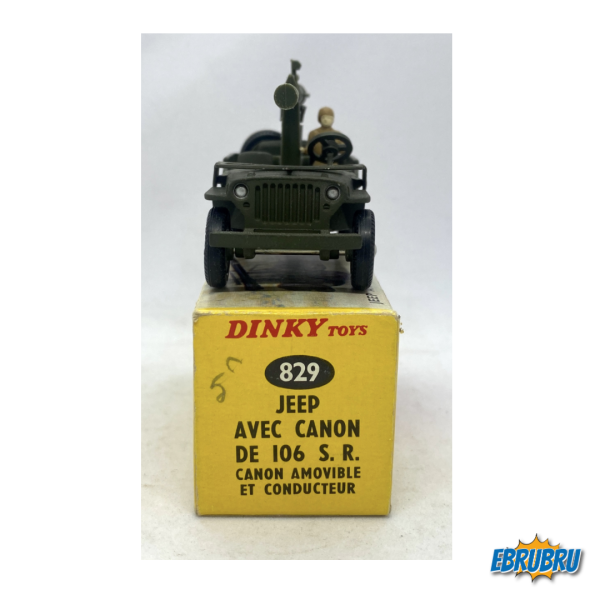 Jeep Porte canon DINKY TOYS 829
