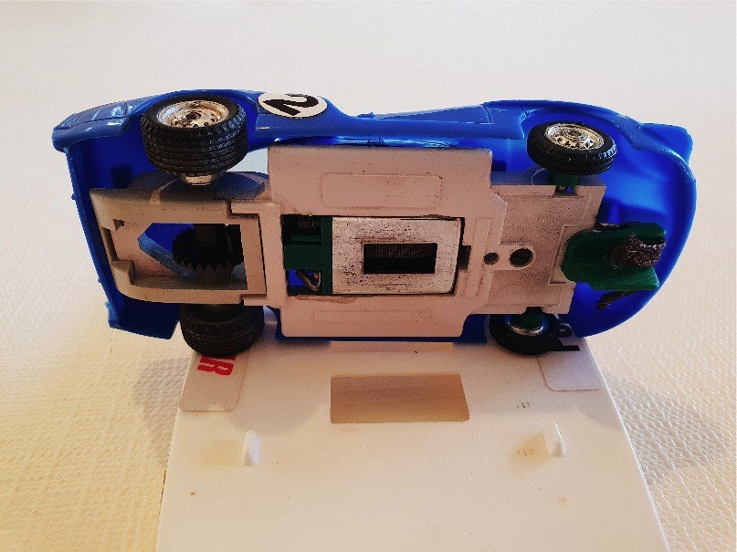 Alpine Renault 220 bleue n°2, SLOT VINTAGE POLICAR REF A85