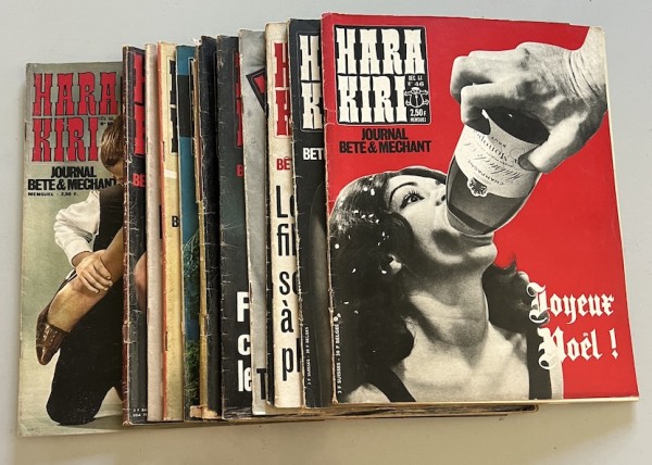 15 Hara-Kiri mensuel n°46  à 60 – année 1964 à 1965