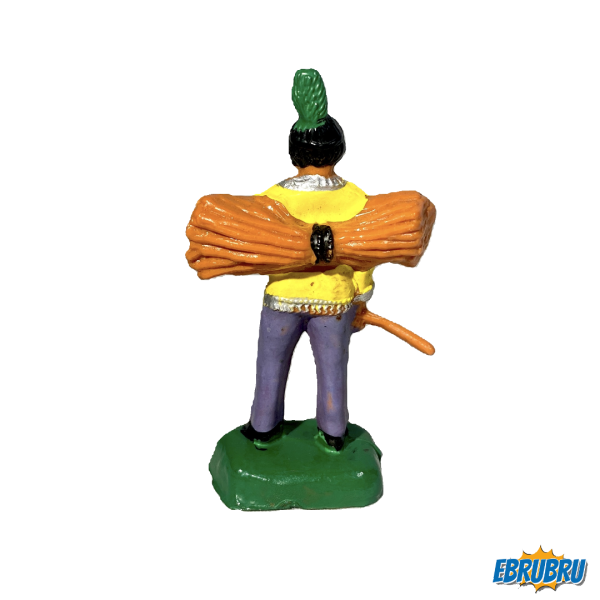 Indien - Garçonnet au fagot CLAIRET Ref cl ind 3 12