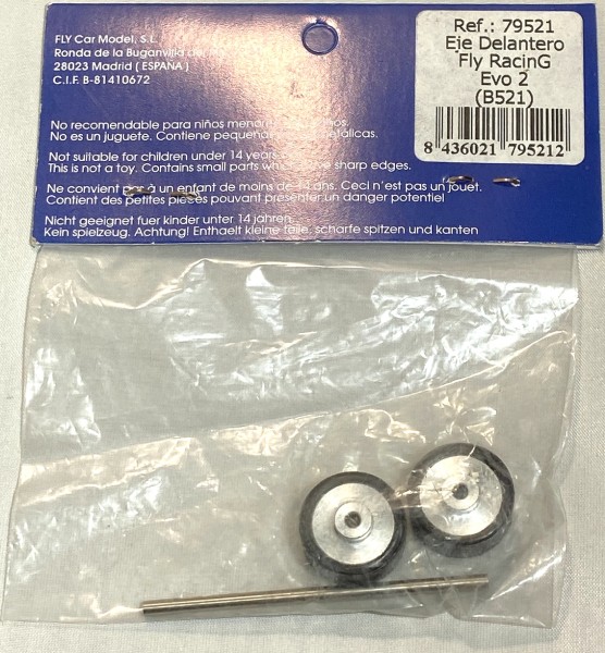 ROUES COMPLETE ET AXE  FLY RACING EVO 2 (B521) REF 79521