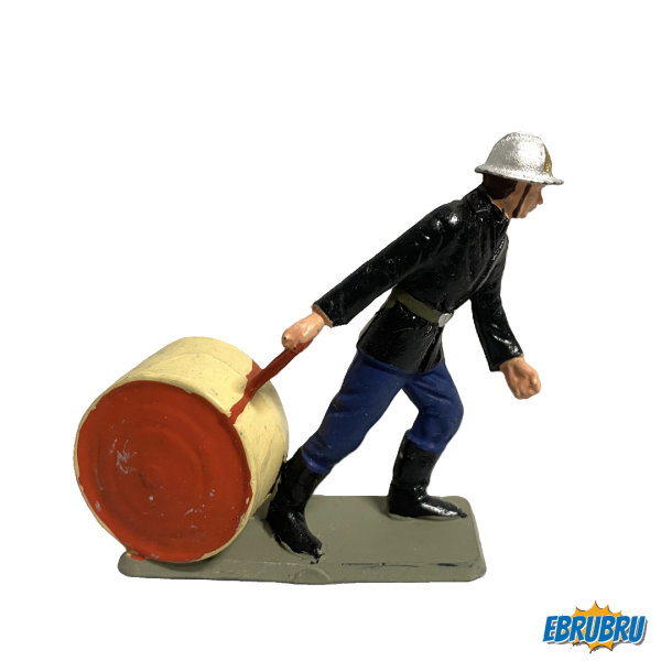 Pompier - Sapeur avec chariot à tuyau - 2e série - STARLUX 