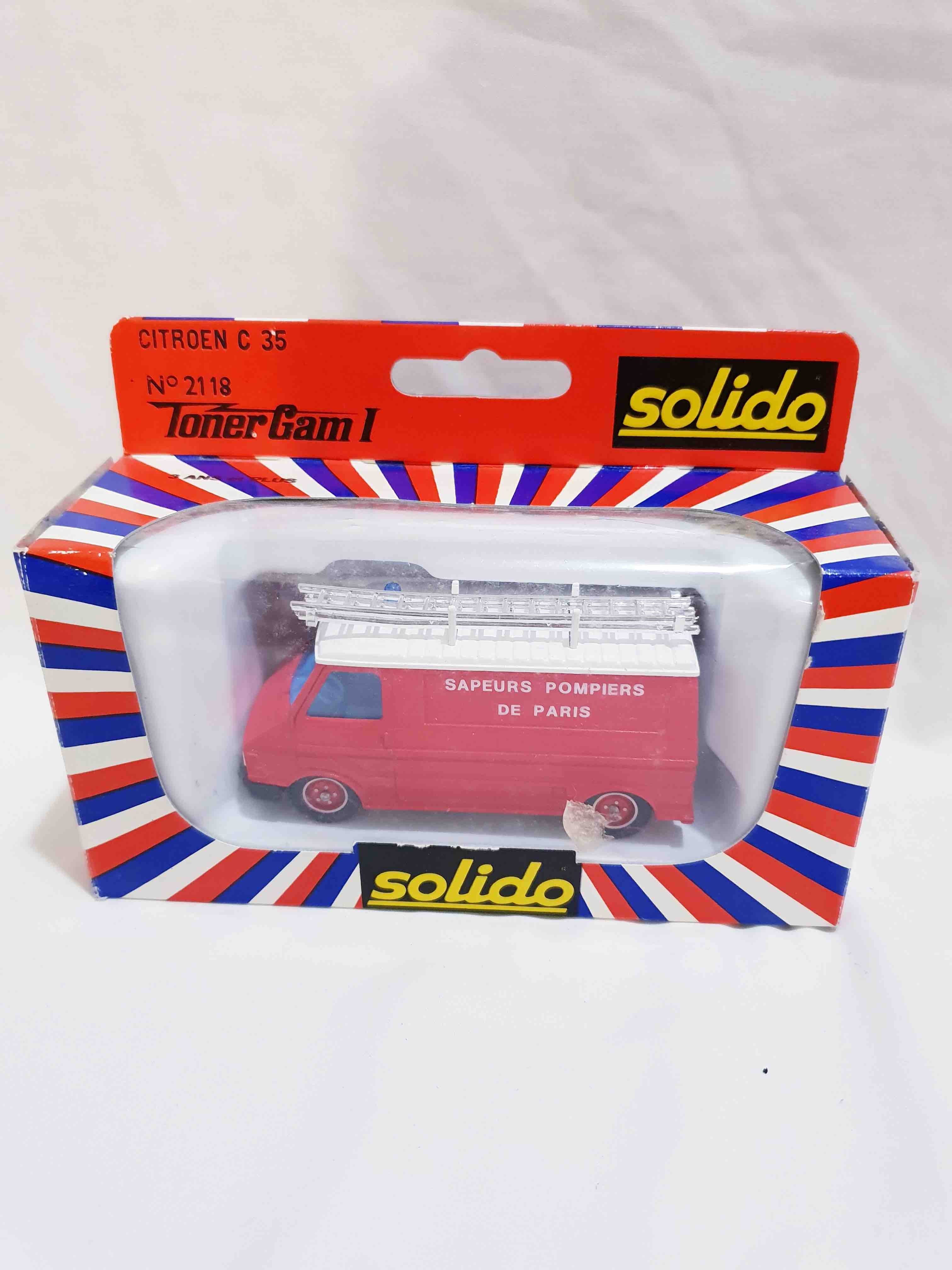 2118 CITROEN C35 SAPEUR POMPIERS SOLIDO