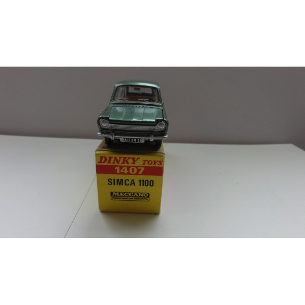 Simca 1100 berline  verte métallisé Dinky Toys réf 1407