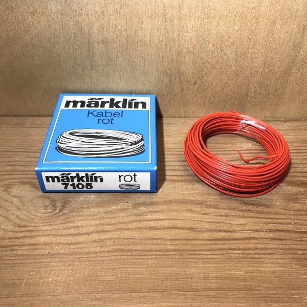 Fil de câblage rouge MARKLIN 7105