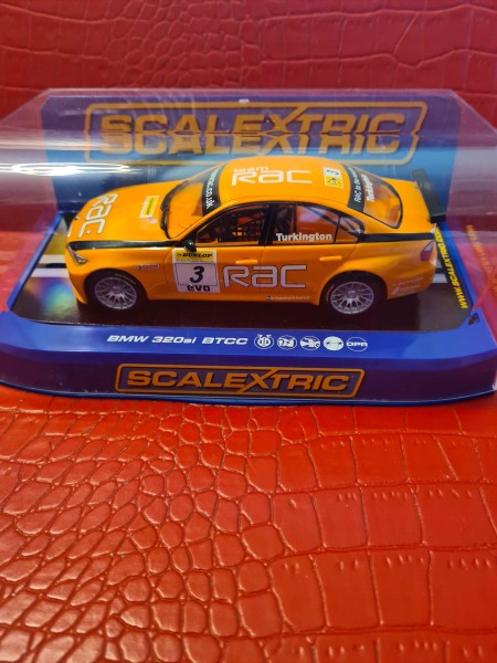 BMW 320 SI BTCC TEAM RAC NO 3 SCALEXTRIC REF C2909